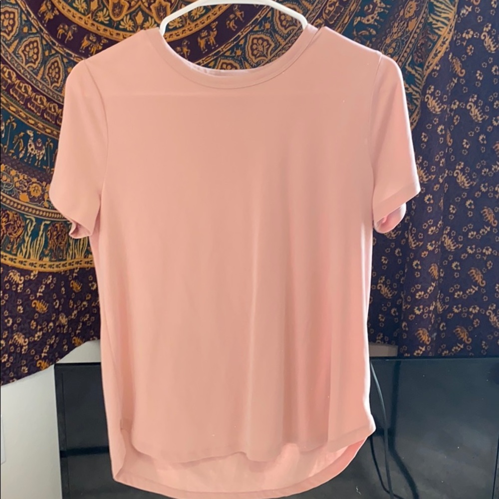 Light pink soft blouse